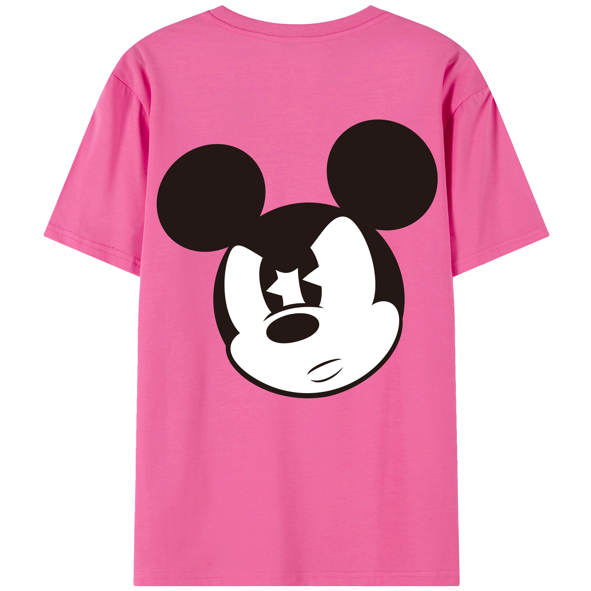 （画像用） ミッキーマウス Mickey Mouse レディース半袖Tシャツ(バックプリント)